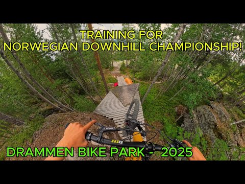 TRAINING FOR THE NORWEGIAN DOWNHILL CHAMPIONSHIP! - Drammen bike park NM 2025