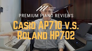 Video thumbnail for 🎹 Casio AP710 vs Roland HP702 - Digital Piano Review & Demo Comparison🎹 by Merriam Music