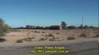 preview picture of video 'Tren del Belgrano Cargas (7739) partiendo de El Chacho, Córdoba hacia Dean Funes. PAN RN 77'