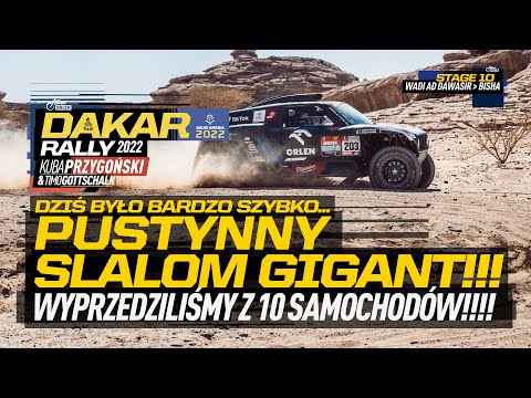 SLALOM GIGANT NA DAKARZE! WYPRZEDZAMY! l STAGE 10 l DAKAR 2022