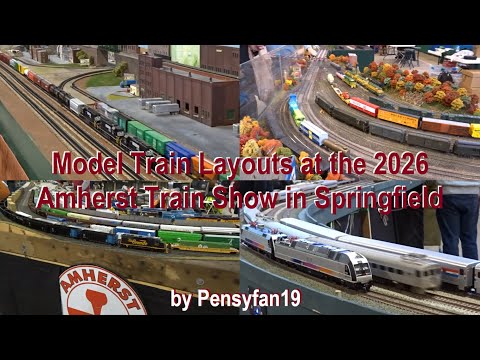 Model Train Layouts at the 2026 Amherst Train Show in Springfield