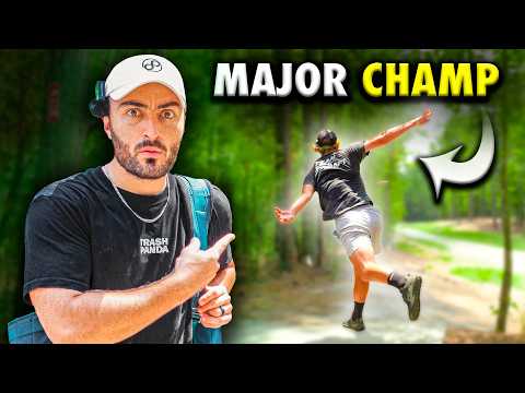 I Challenged a 3x Major Champion at My Home Course