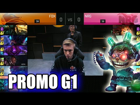 Echo Fox vs NRG eSports | Game 1 S7 NA LCS Spring 2017 Promotion Tournament | FOX vs NRG G1 1080p