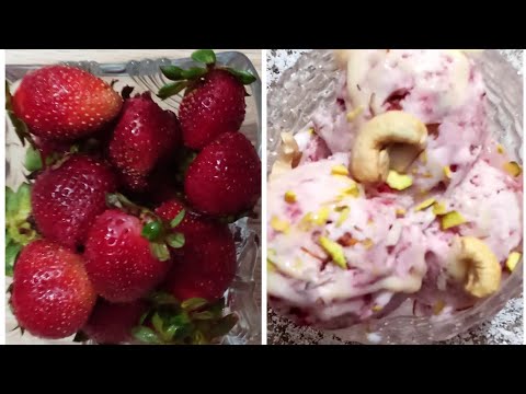 #strawberryIcecream Strawberry Ice cream | Icecream | recipe by Desi food with wajeeha!