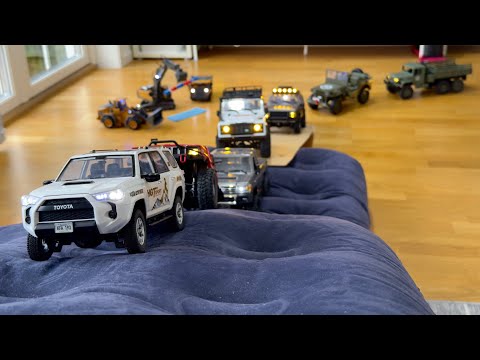 RC cars Obstacle Climb, 4Runner, WPL b16, Land Cruiser, Land Rover, Jeep, Army car, WPL c24