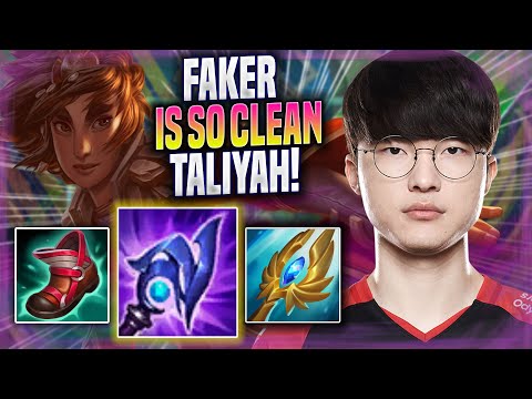 FAKER IS SO CLEAN WITH TALIYAH! - T1 Faker Plays Taliyah MID vs Ryze! | Season 2022
