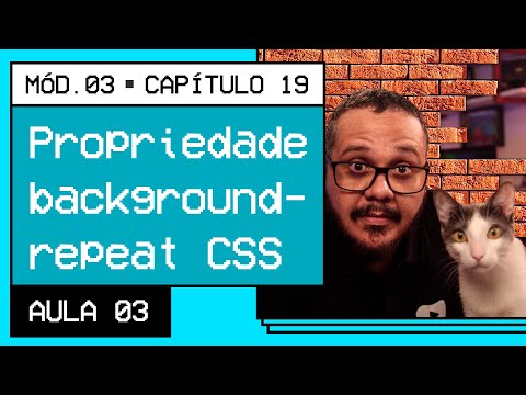 Imagens que se repetem no fundo do site Curso em Vídeo HTML5 e CSS3