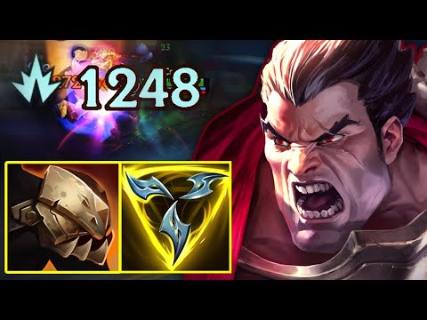 Wild Rift Darius Still Strong in Baron Lane | 1248 True Damage!