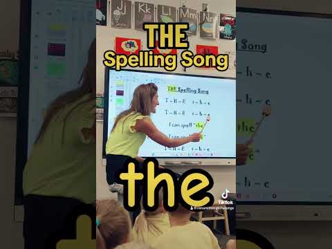 “The” Spelling Song