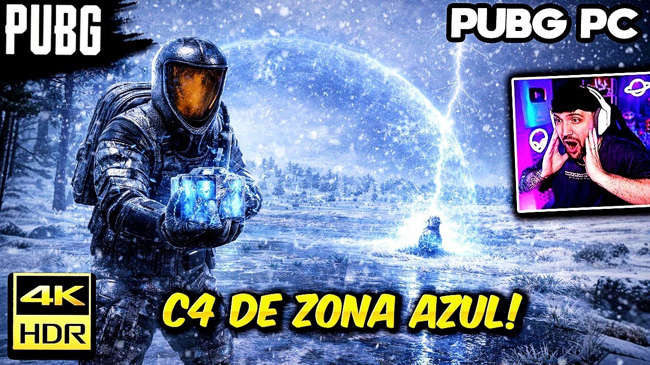 Asi es el C4 de ZONA AZUL de PUBG PC, TRAJE ANTIZONA y CAEN SATELITES del CIELO! 😎 ACTUALIZACION!