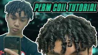 How To Coil Your Permed/Curly Hair | Finger Coil Tutorial
