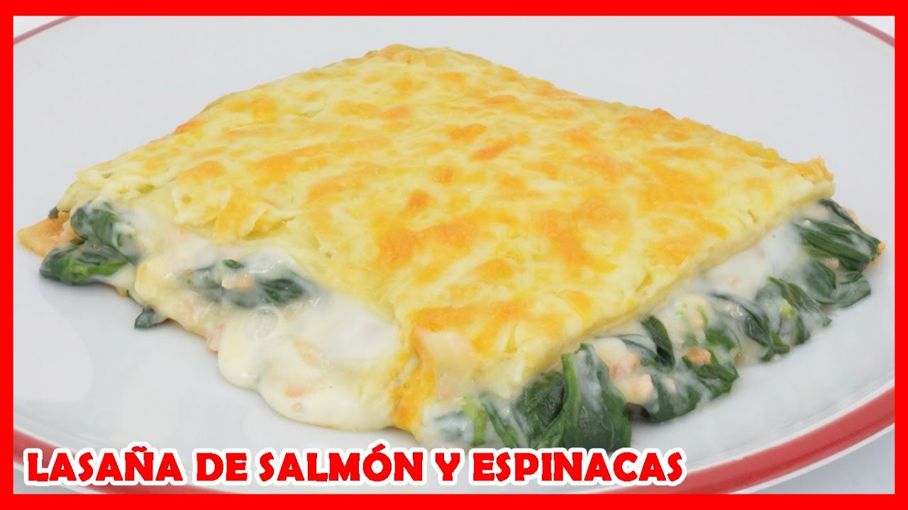 Watch Lasaña de salmón y espinacas Now Lasaña de salmón y espinacas