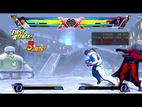 UMVC3 Ryu - Hado Shoryuken to Denjin Cancel