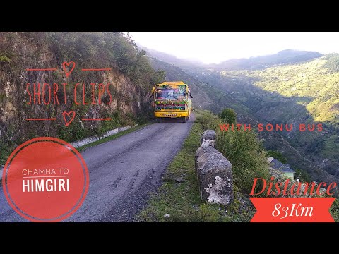 Traveling with Bus || Chamba to Himgiri #raining and #bustravelling with Jashan 🤣
