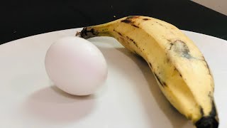 Evening Banana Snack l Banana Egg Fry l Banana Omlette l Easy Recipe For Kids Tiffin l Banana Recipe