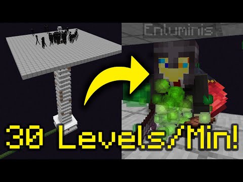 Fastest XP Farm TUTORIAL:  30 Levels Per MINUTE Farm In Minecraft 1.19!