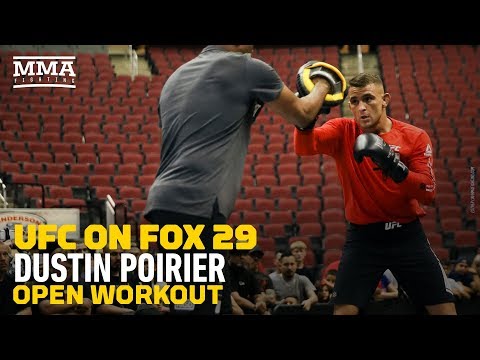 UFC on FOX 29: Dustin Poirier Open Workout Highlights - MMA Fighting