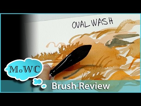 Using the Oval Wash Watercolor Brush (Cat's Tongue) Video