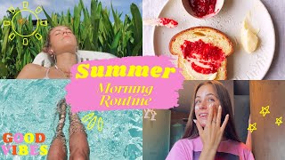 Ma MORNING ROUTINE D&#39;ÉTÉ 2021 !