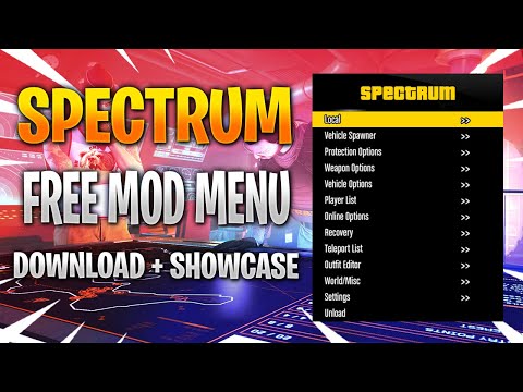 SPECTRUM v2 FREE MOD MENU | GTA V 1.53 | FREE DOWNLOAD + SHOWCASE | UNDETECTED #GTA MOD MENU