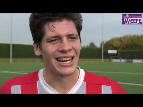2019-10-20 Voetbal, 1e klasse zon, Legmeervogels-Zouaven, interviews WEEFF
