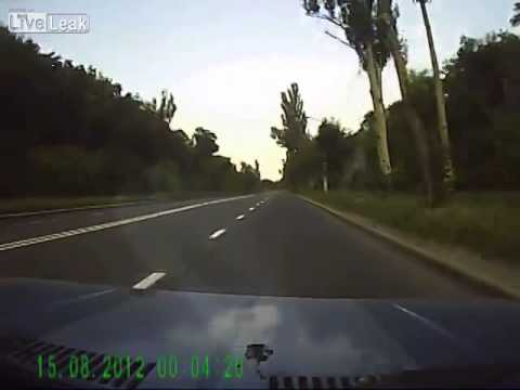 Bomb on the roadside near Donetsk