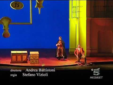 Il Barbiere di Siviglia - Numero quindici, a mano manca; Luca Salsi in duetto con Dmitry Korchak