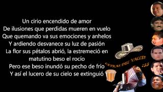 MUERE UNA FLOR - RAFAEL OROZCO (LETRA)