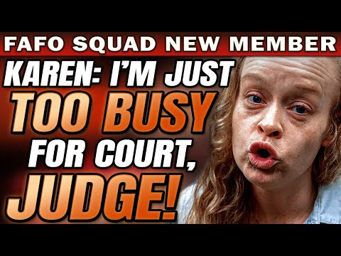 Entitled Karen Argues With Judge Then Wishes She Hadn't