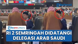 Gibran Kaget Didekati Delegasi Sahabat dari Arab Saudi di KTT G-20, Akrab Ngobrol dan Saling Rangkul