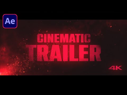 After Effects Tutorial: Cinematic Trailer Animation in After Effects - No Plugin | Simple way
