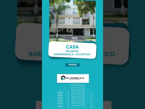 Casa en Venta en el Barrio Ciudad Jardin de Barranquilla