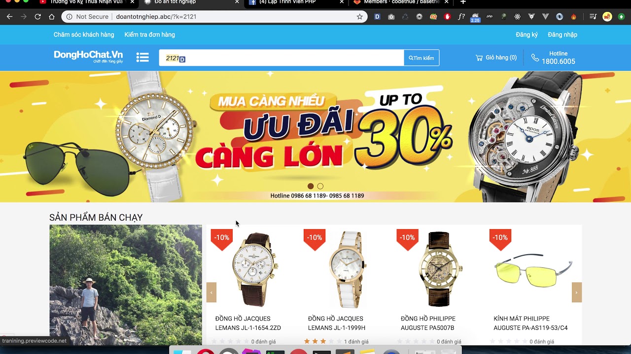 [Seri website đồng hồ] - Đồ án tốt nghiệp - Fix header search