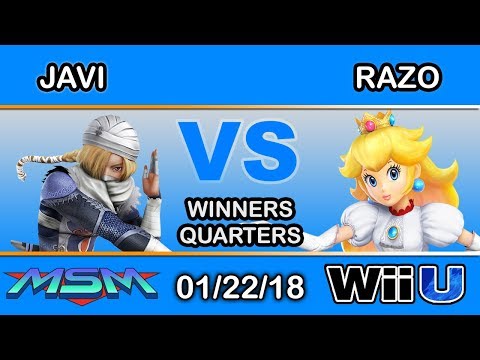 MSM 130 - KJS | Javi (Sheik) Vs. LH | Razo (Peach) Winners Quarters - Smash 4