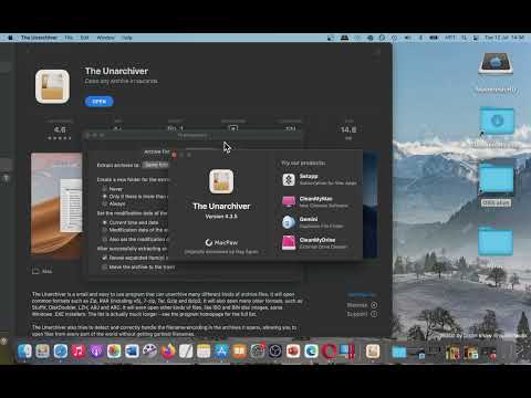 The Unarchiver App [MAC] Basic Overview - Mac App Store
