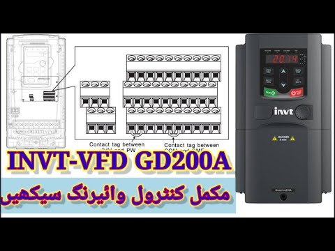 INVT VFD GD200A TERMINAL CONTROL WIRING|PROGRAMMING#INVT#VFD