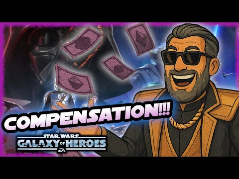 Compensation From Capital Games!! Wealth Beyond Your Wildest Dreams in Star Wars Galaxy of Heroes!!!
