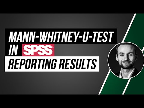 Reporting Mann-Whitney-Wilcoxon-test - results from SPSS