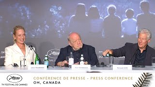OH CANADA – Press Conference – English – Cannes 2024