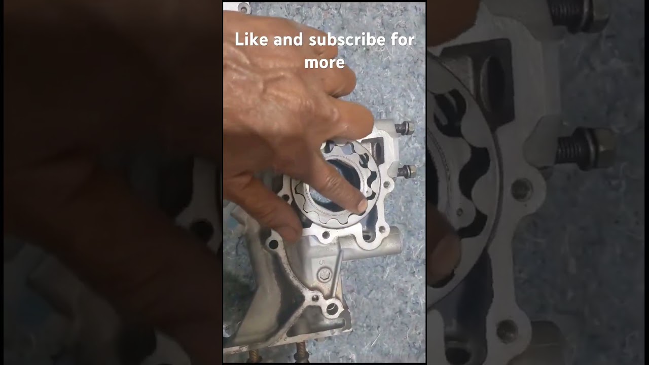 Ever seen 20 year old oil pump gears move like this? #oilpump #mechanic #engine #ceramiccoating