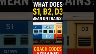 Download lagu S1, B2, D3: Indian Train Coach Secrets Revealed! 🧠 #train #irctc #shorts mp3