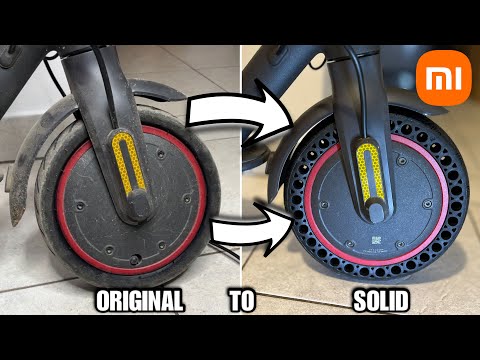 How To Replace Front Solid Tire On Xiaomi Pro Scooter