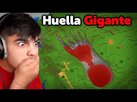 Comprobé el Misterio de la HUELLA GIGANTE en Minecraft