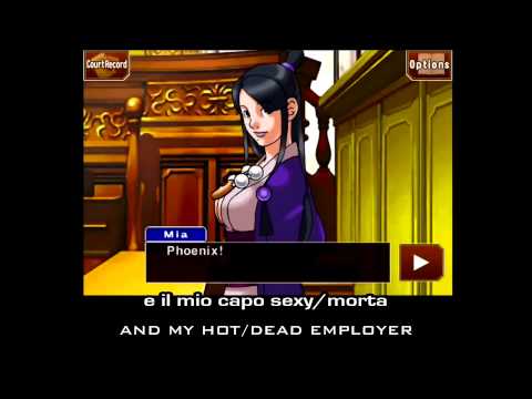 Phoenix Wright With Lyrics Sub Ita