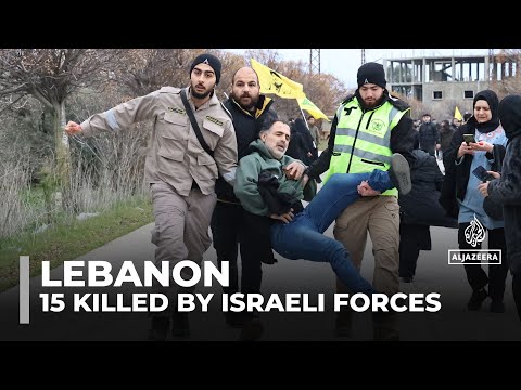 Israel kills at least 15 in south Lebanon on day army was due to withdraw
