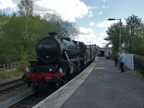 The 'CATHEDRALS EXPRESS' with No.45212 - 03/05/2018