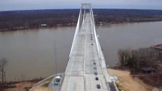 Drone Video of Lewis and Clark Bridge Opening and Caravan