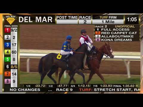 Full Access Wins Race 2 at Del Mar 11/12/17