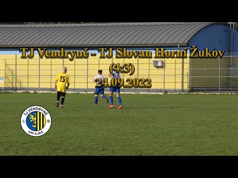 TJ Vendryně - TJ Slovan Horní Žukov (4:3) - 24.09.2022 - sestřih