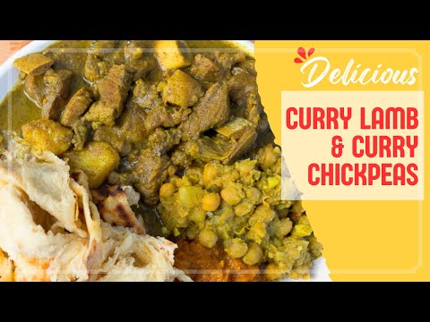 TRINI CURRY LAMB & CURRY CHANNA & ALOO (VEGAN)